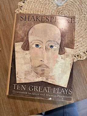 Ten Great Plays by Shakespeare - Illustrated Hardcover in Brown